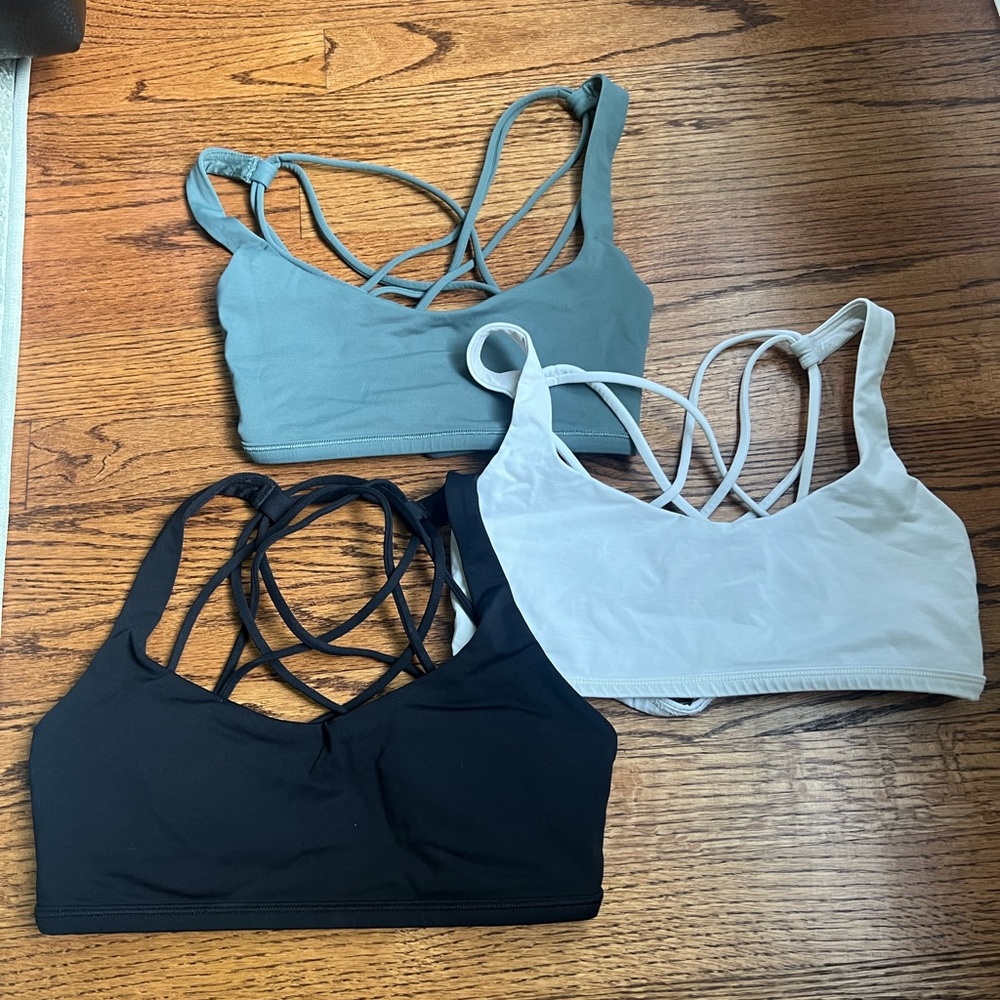 3 lulu lemon sports bras!